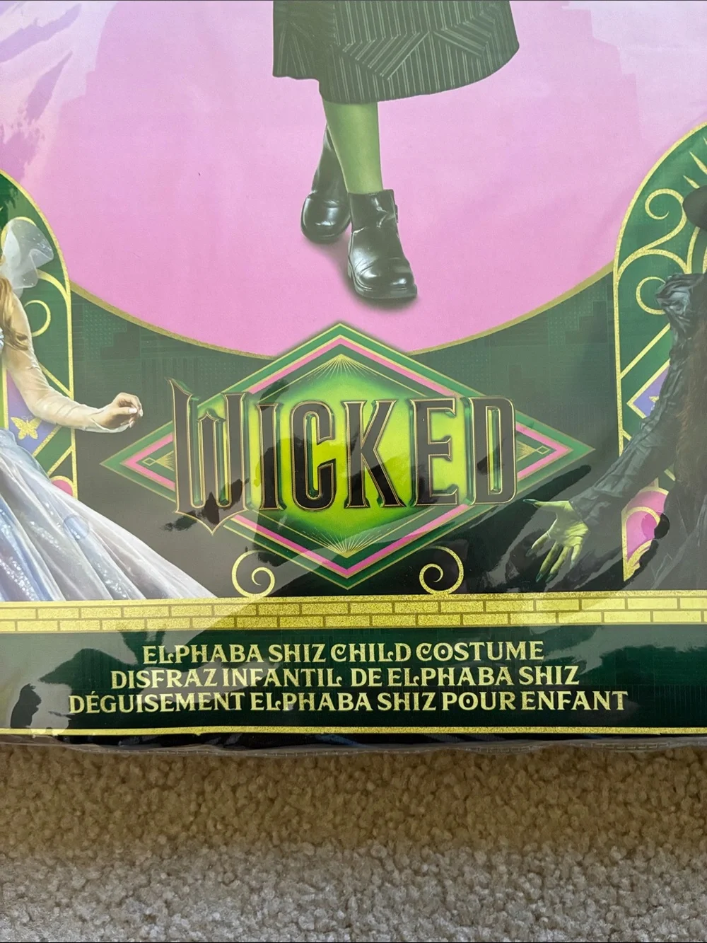 Wicked Elphaba Shiz Child Costume  - Size S (4/6X) - Picture 4 of 9